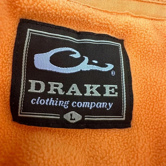 Drake Waterfowl Tennessee Fleece 1/4 Zip Pullover Size Large - Picture 6 of 8